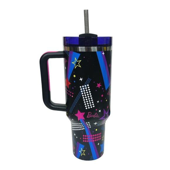 Stanley x Barbie 80’s Rockers Quencher H2.0 Tumbler - 40 Oz - Limited Edition - Picture 3 of 6